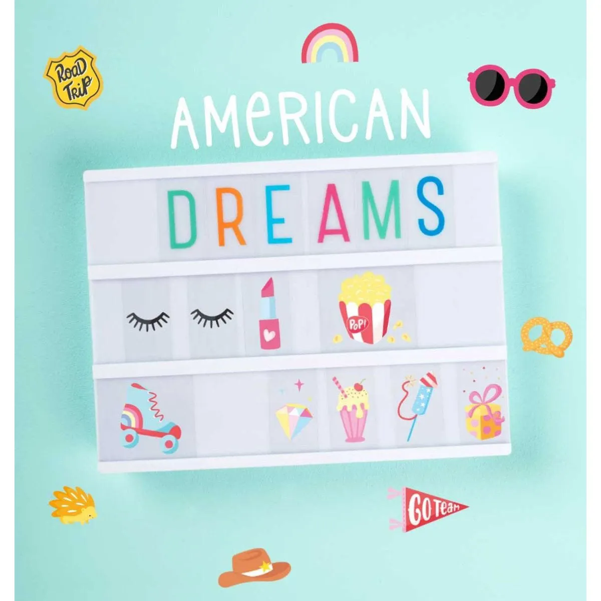 A Little Lovely Company Lightbox Letter Set American Dreams