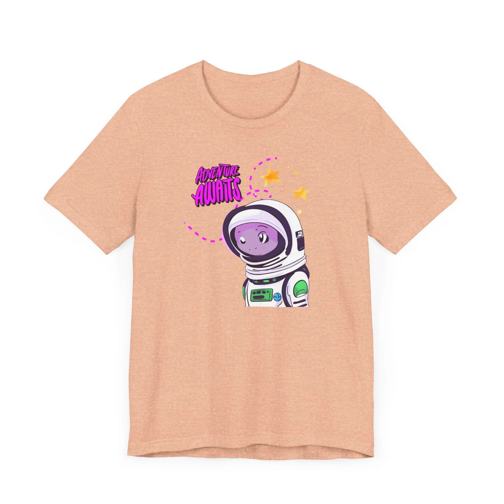 Adventure awaits Cute Alien Unisex Jersey Short Sleeve Tee