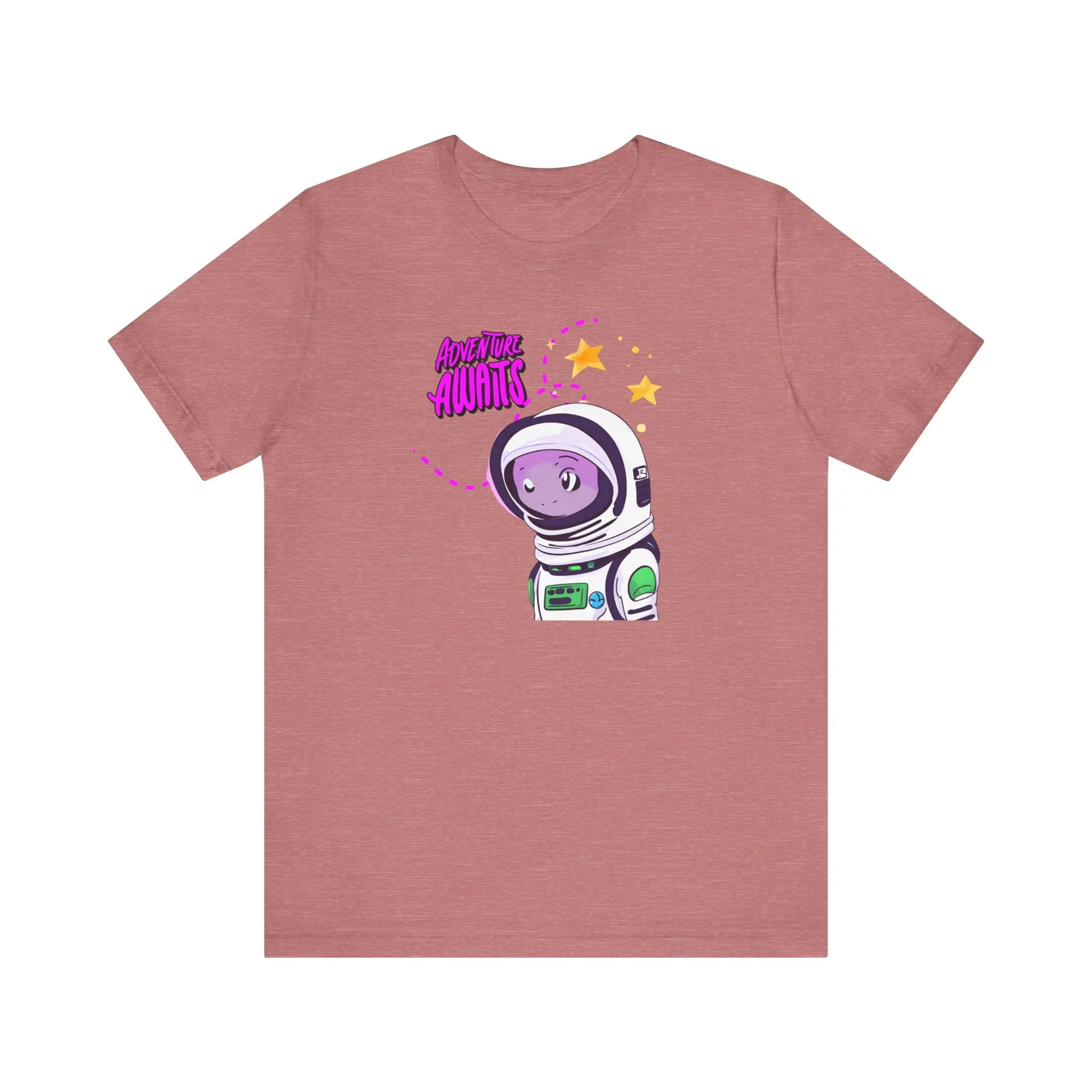 Adventure awaits Cute Alien Unisex Jersey Short Sleeve Tee