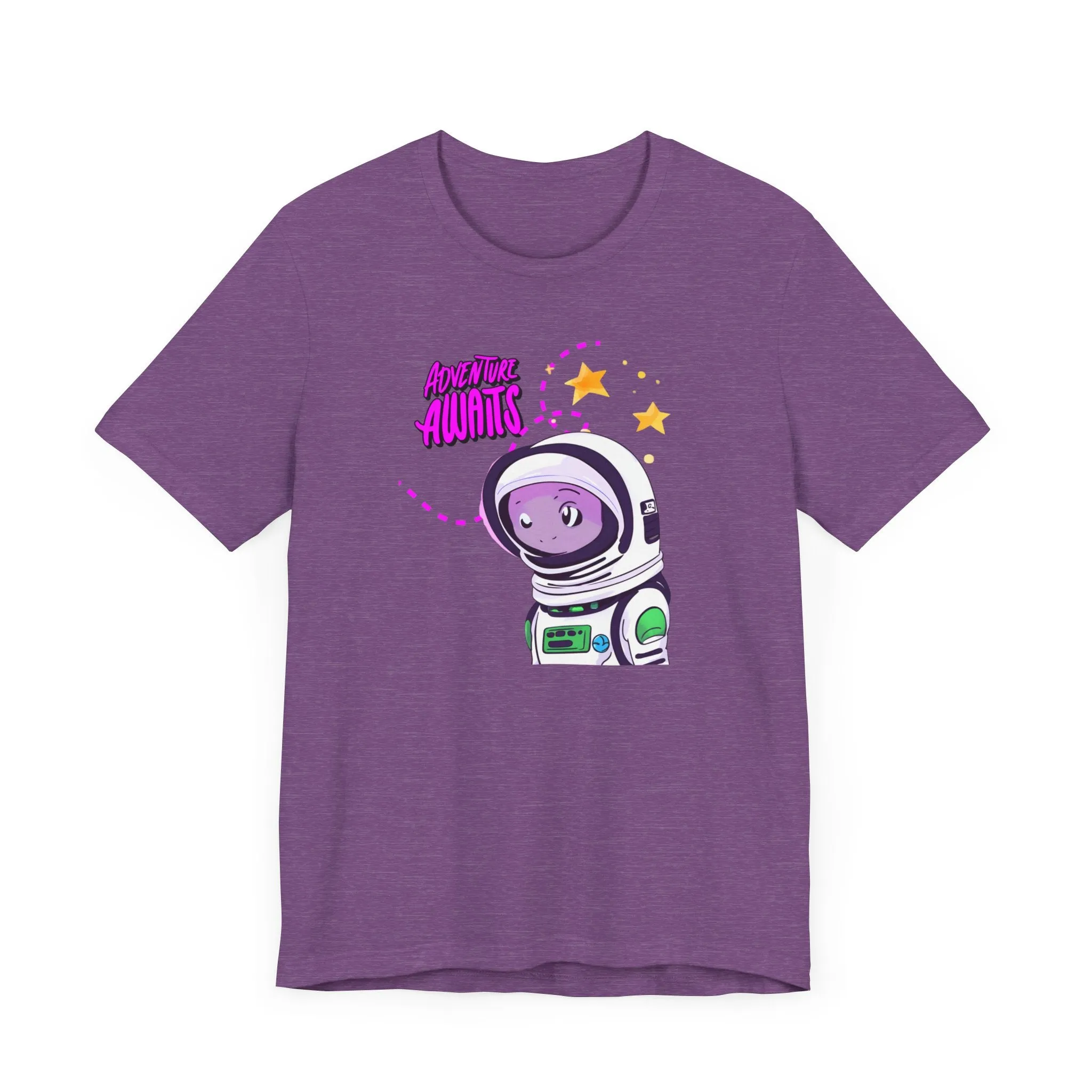 Adventure awaits Cute Alien Unisex Jersey Short Sleeve Tee