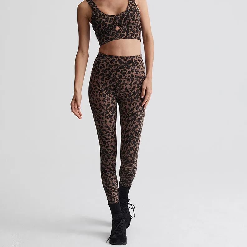 Always High Rise Leggings - Blurred Copper Animal