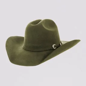 American Hat Makers 710087 Beau Cattleman Cowboy Hat in Olive