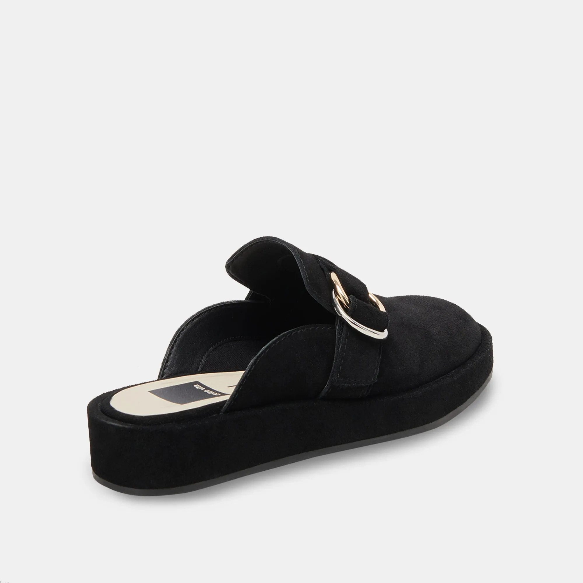 ASTOR FLATS ONYX SUEDE