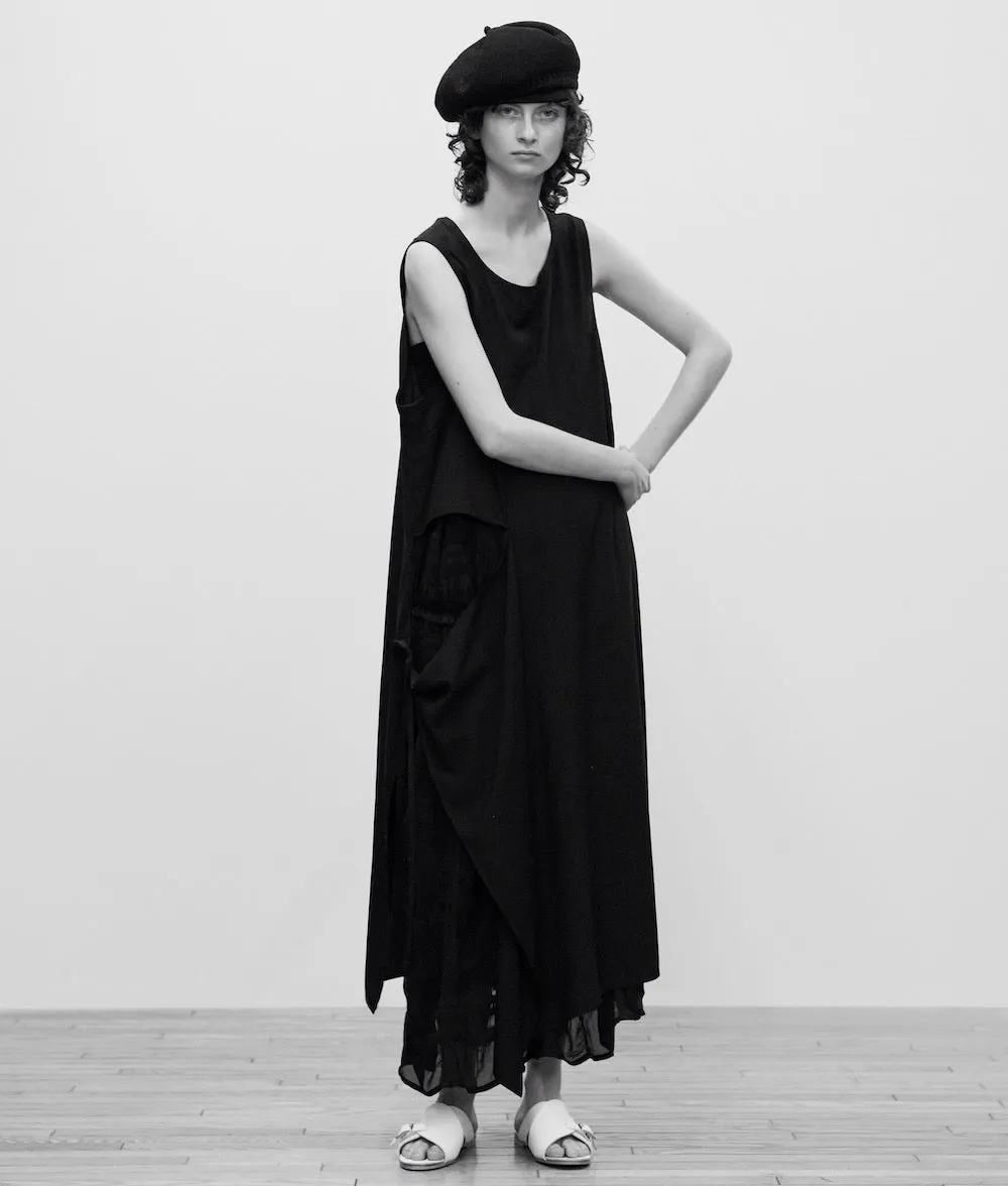 ASYMMETRIC GATHERED SKIRT