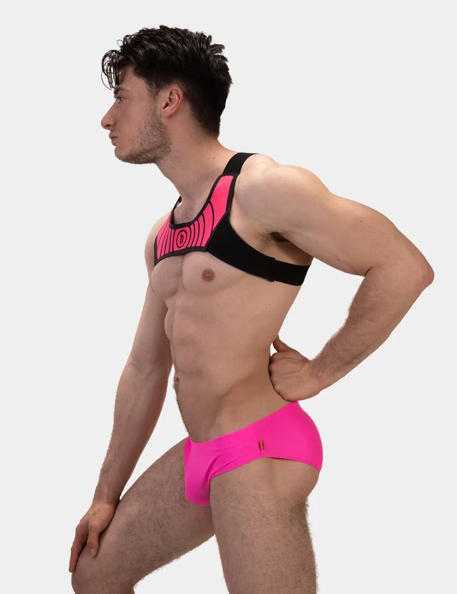 Barcode Berlin Harness Vacal Black Neon Pink