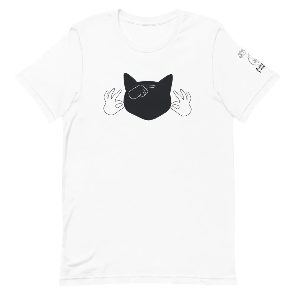 Black Cat (ASL) Short Sleeve Tee [100% Cotton]