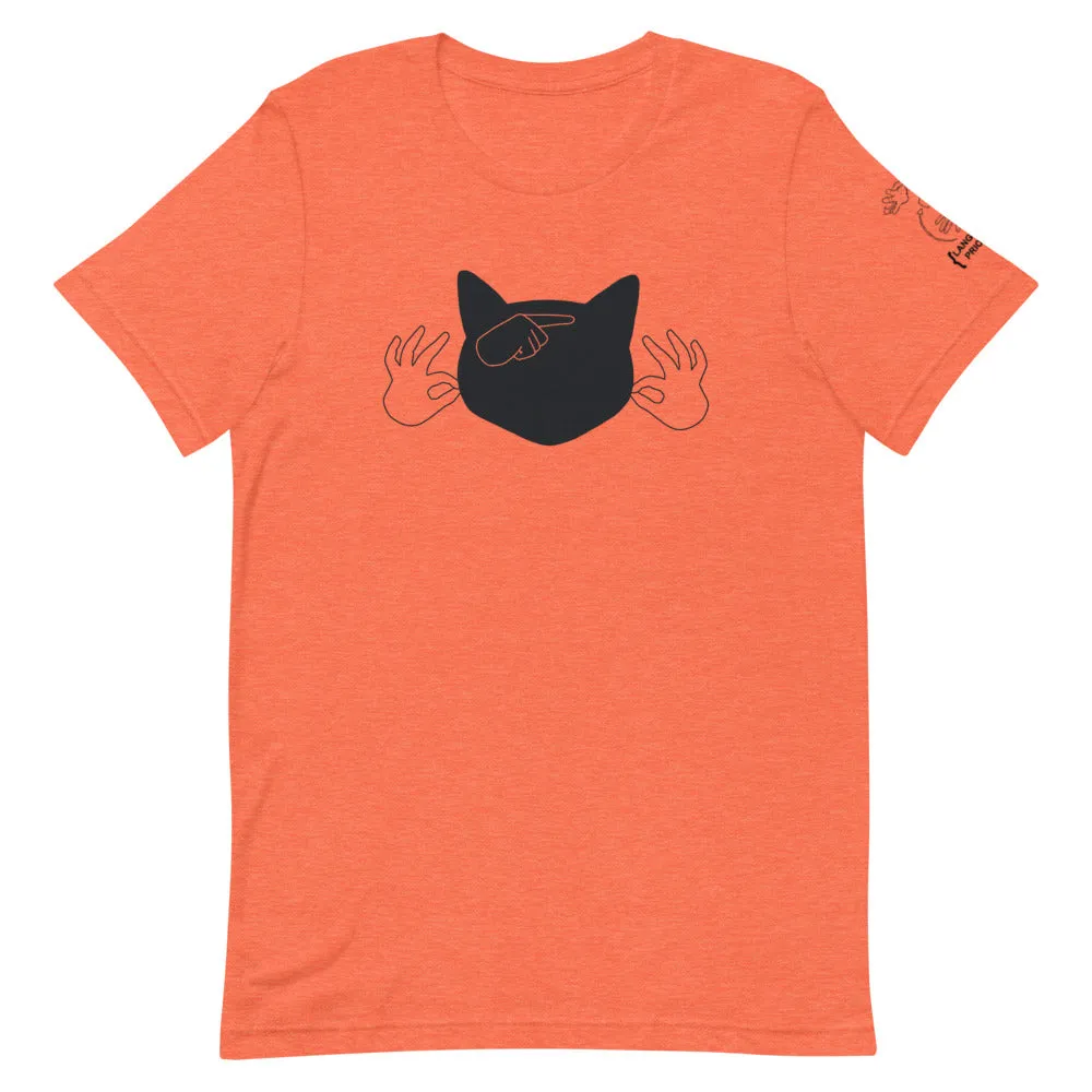 Black Cat (ASL) Short Sleeve Tee [100% Cotton]