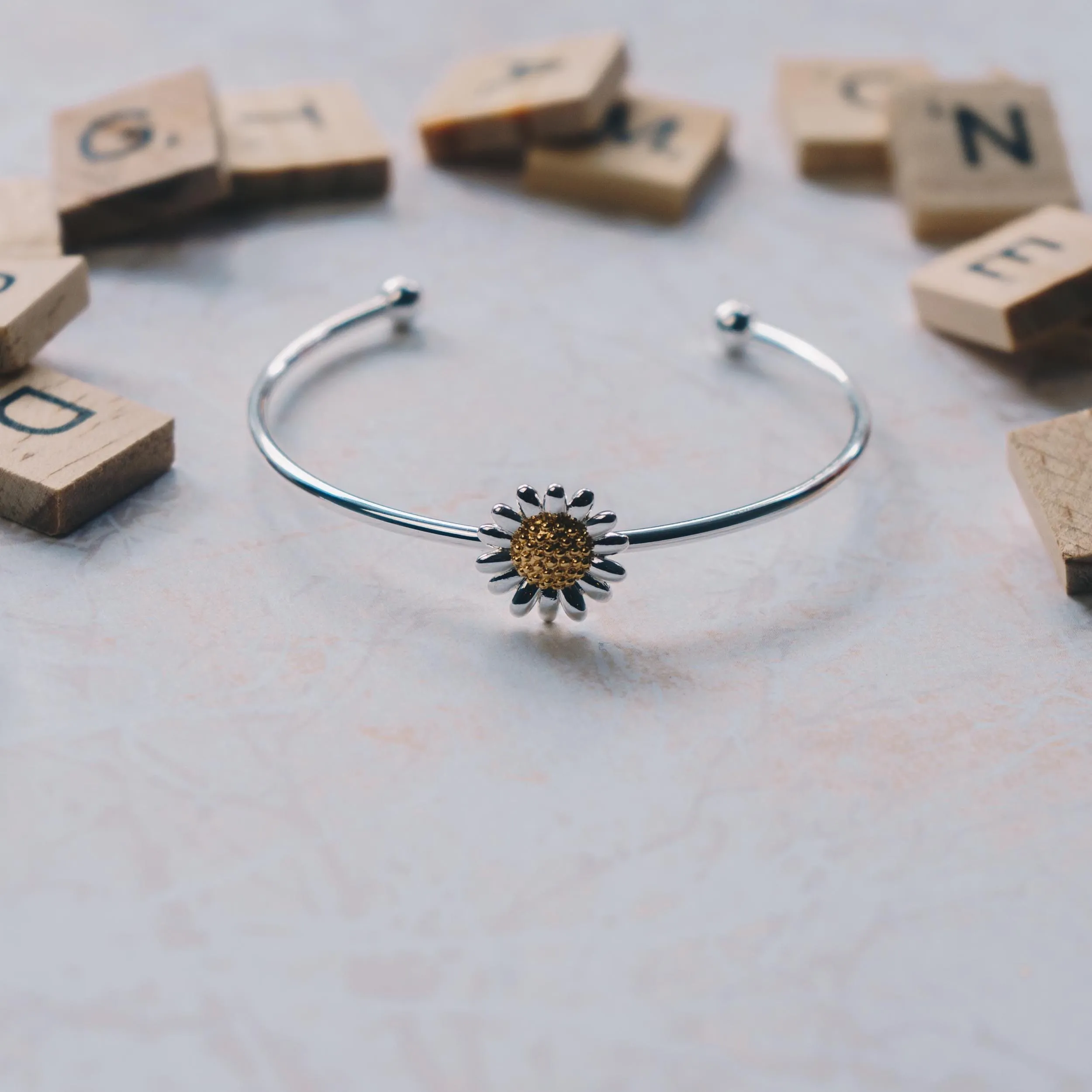 Daisy Cuff Bangle