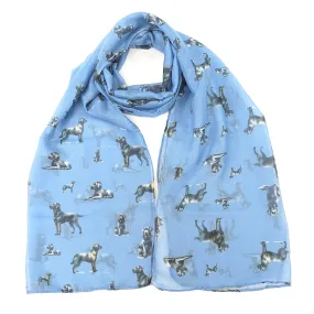 Dapper Dog Scarf - Denim - (50x180cm)