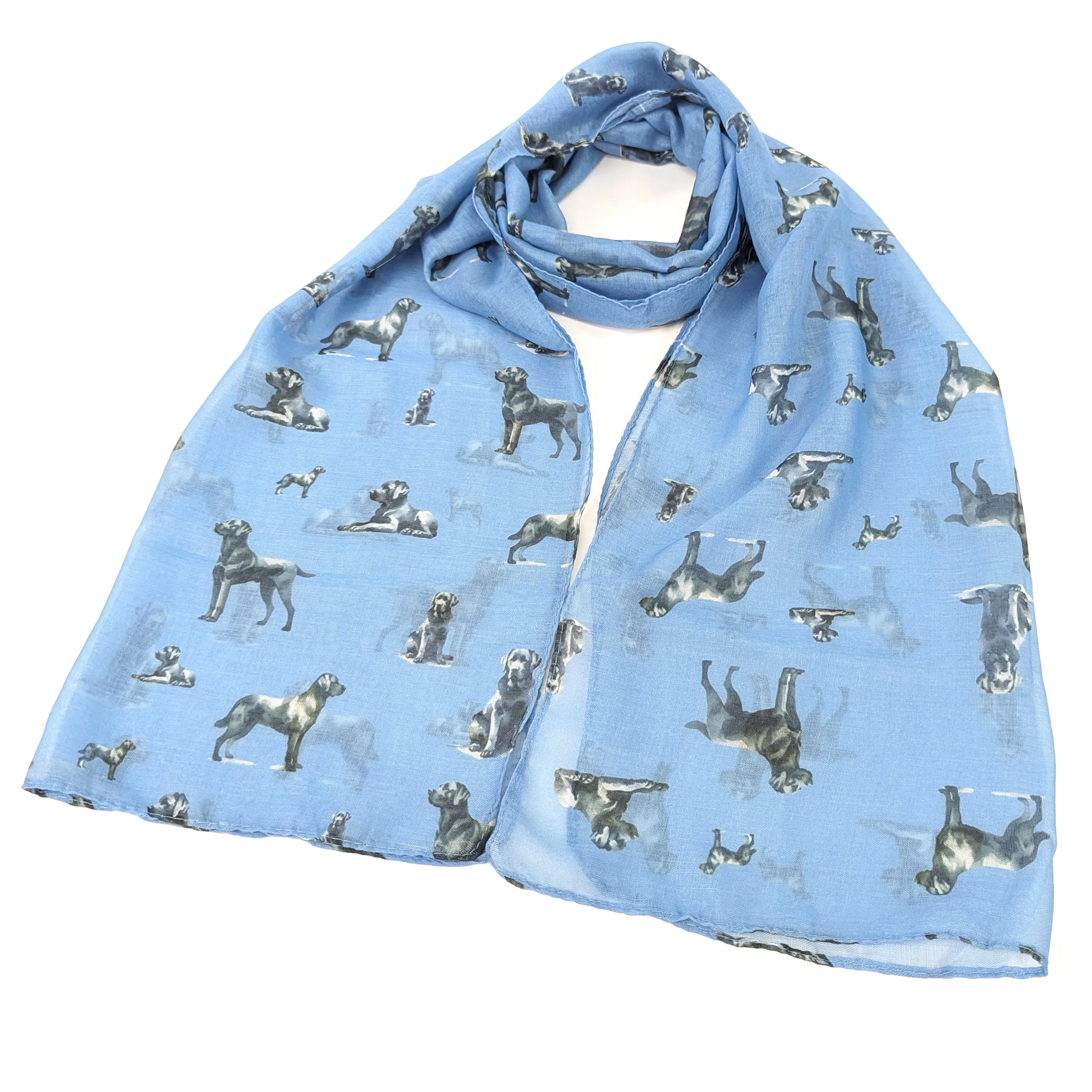 Dapper Dog Scarf - Denim - (50x180cm)