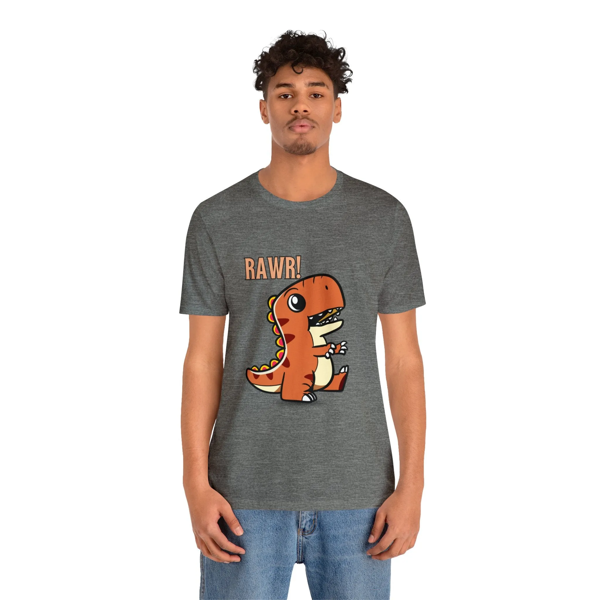 Rawr Dinosaur Cute Unisex Jersey Short Sleeve Tee