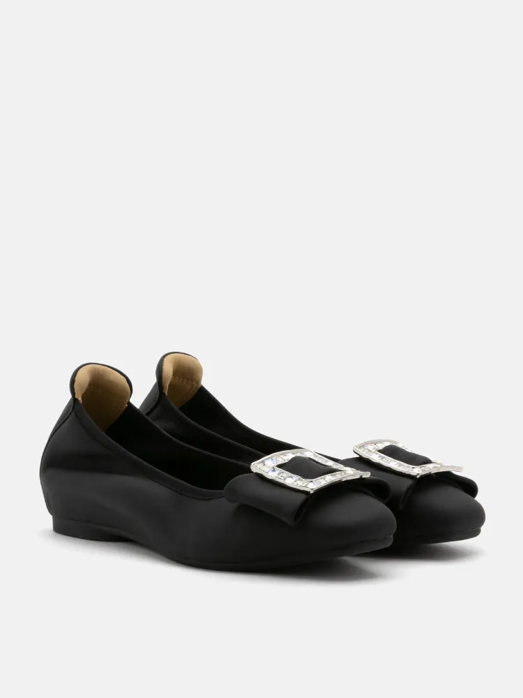 [SALE]Selma Buckle Round-Toe Flats