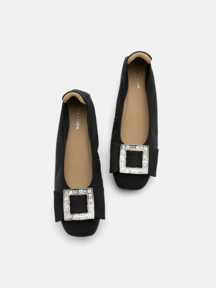 [SALE]Selma Buckle Round-Toe Flats