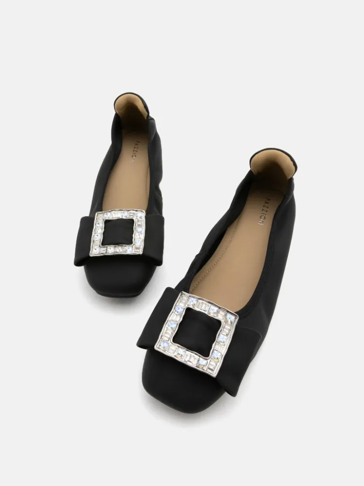 [SALE]Selma Buckle Round-Toe Flats