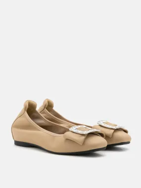 [SALE]Selma Buckle Round-Toe Flats