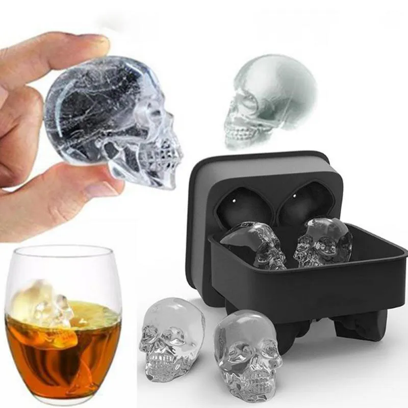 Skull Ice Cube Mold Tray