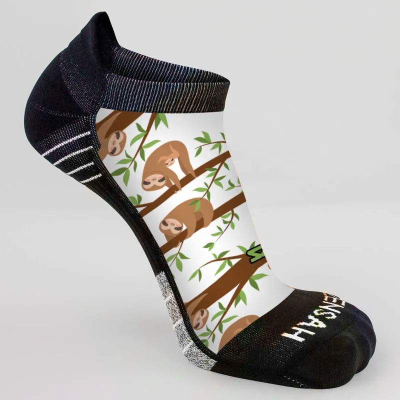 Sloths Running Socks (No Show)