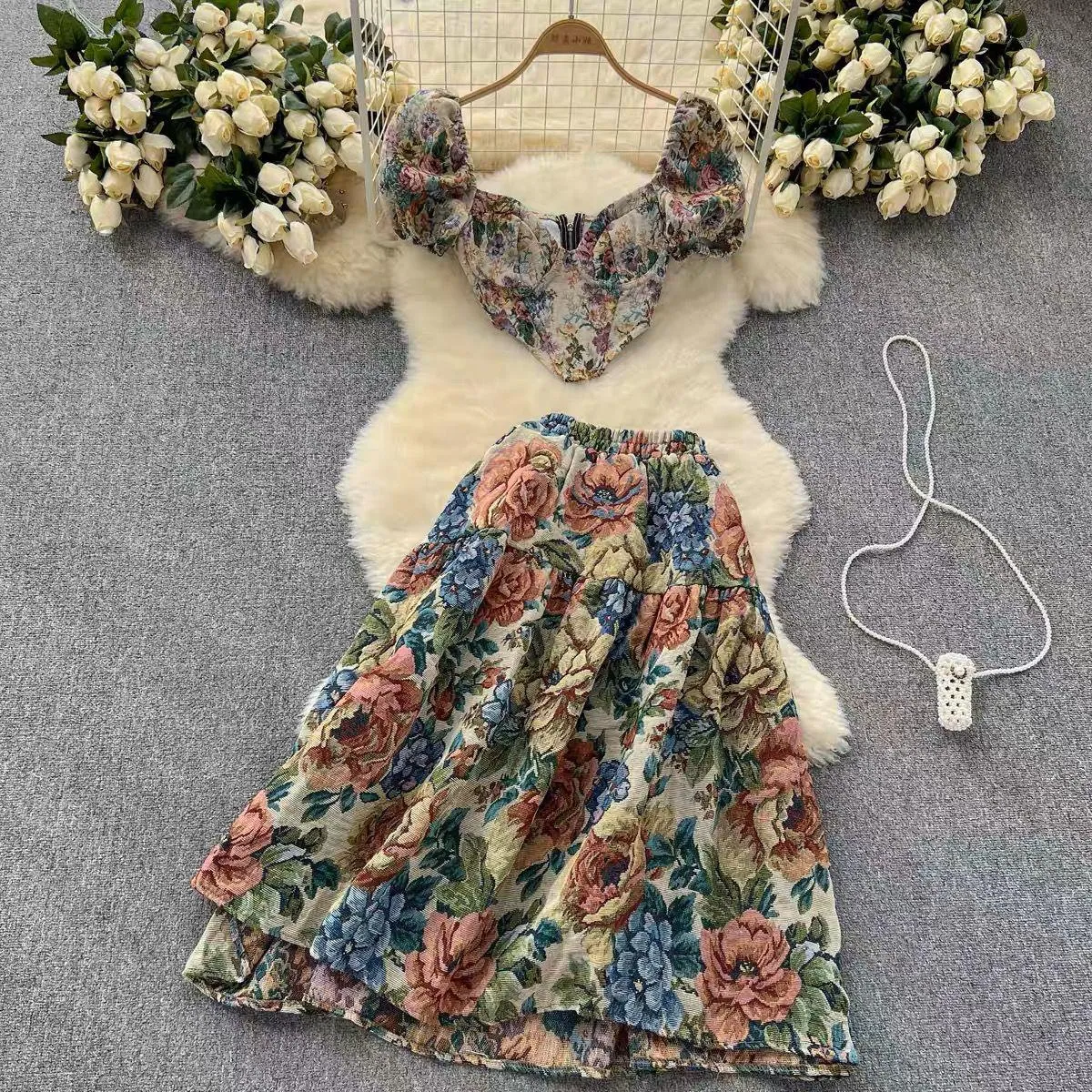 Taisiya Vintage Coord Set