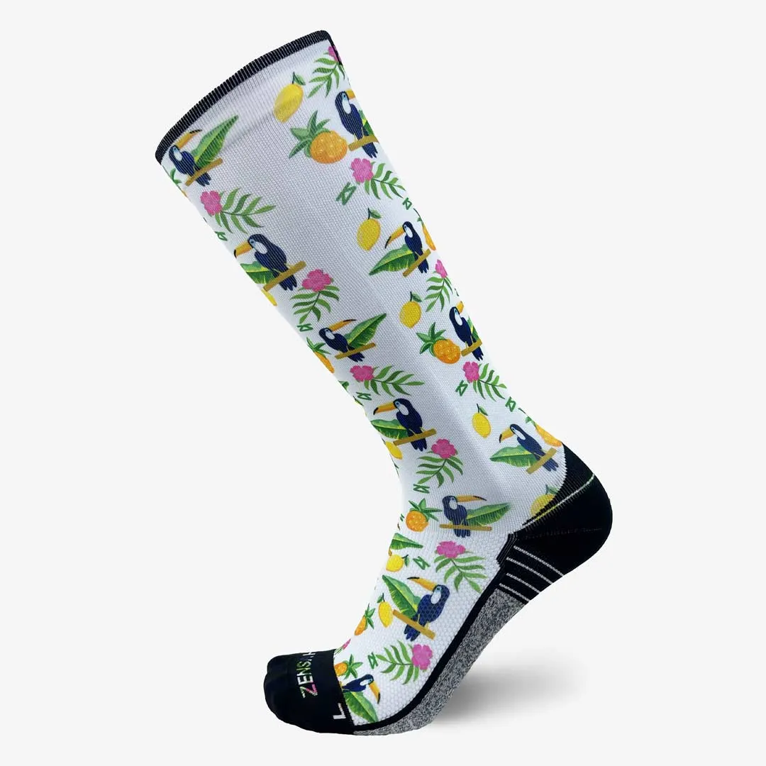 Toucans Compression Socks (Knee-High)