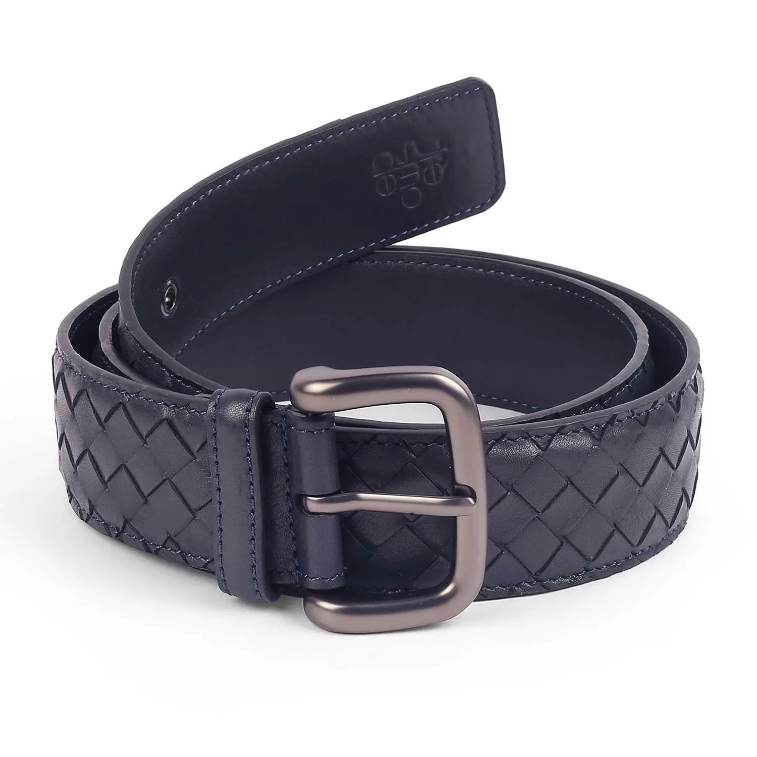 Tresmode Newton Blue Men's Leather Belt