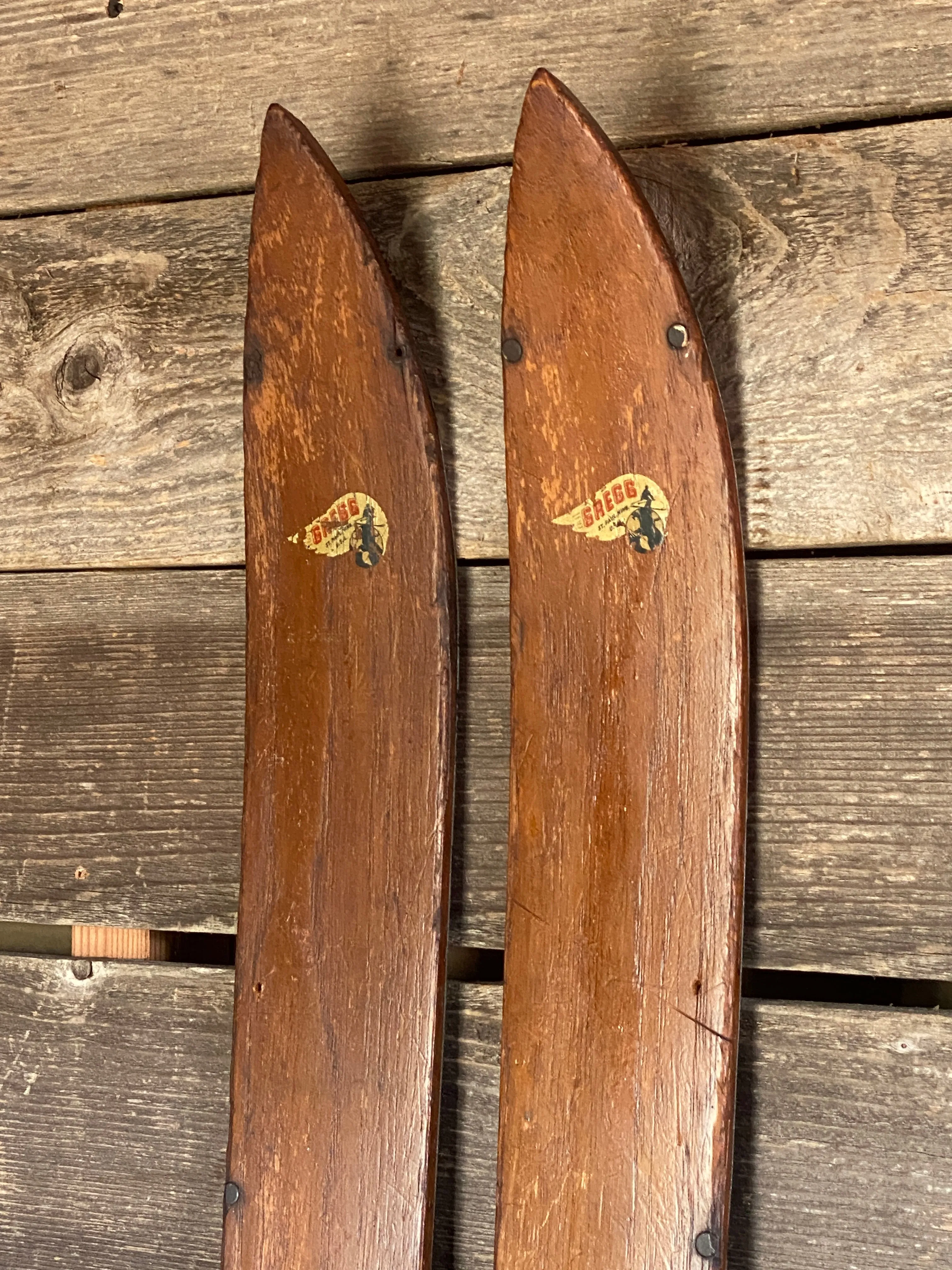 Vintage Gregg Downhill Ski Manufacturing